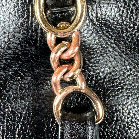 COACH Black Pebbled Leather Tote Bag 36604 Authentic - Picture 12 of 15